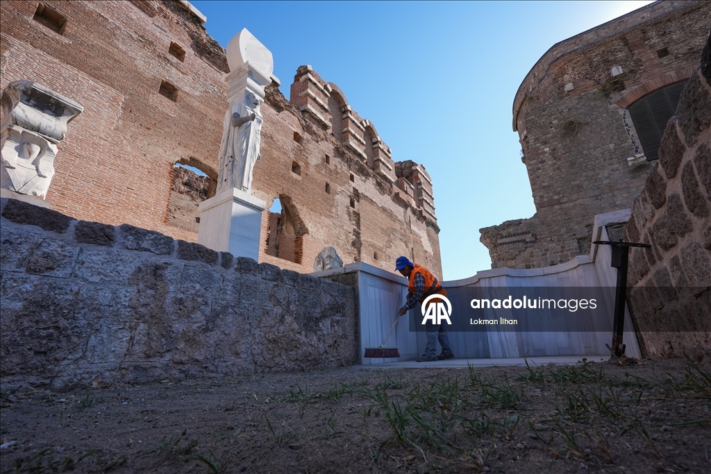 Pergamon'un Kızıl Avlu'su restorasyonun ardından ziyarete açılacak
