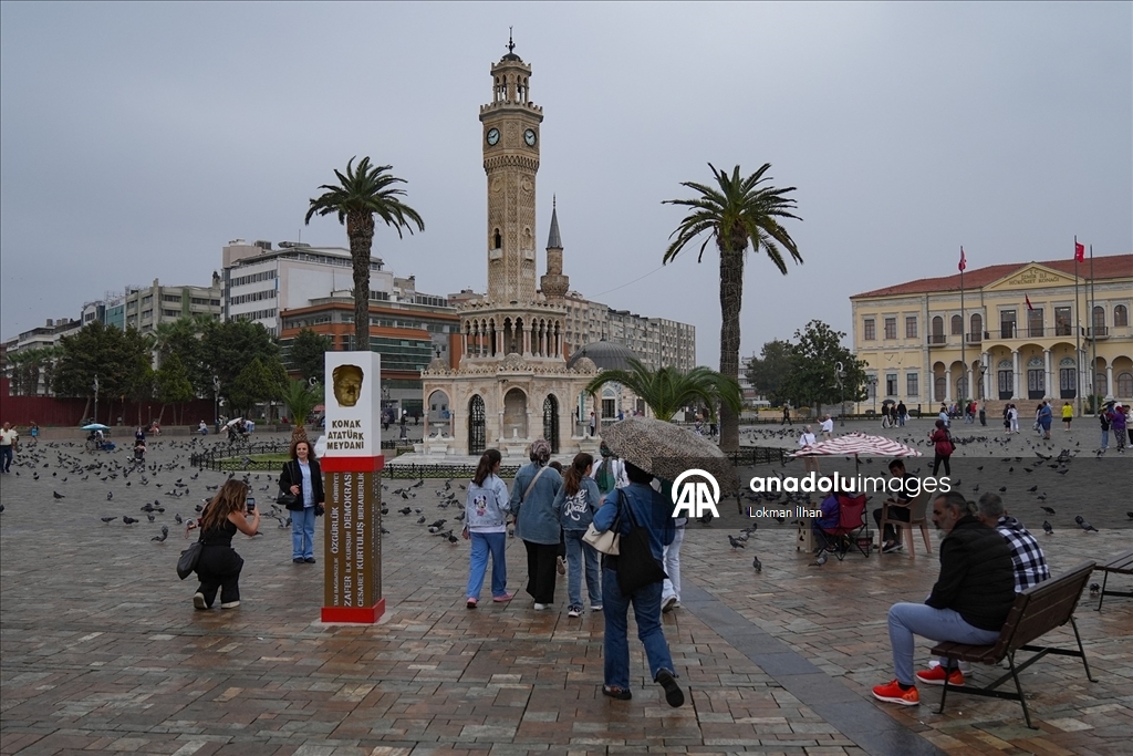 İzmir'de 121 gün sonra yağmur yağdı