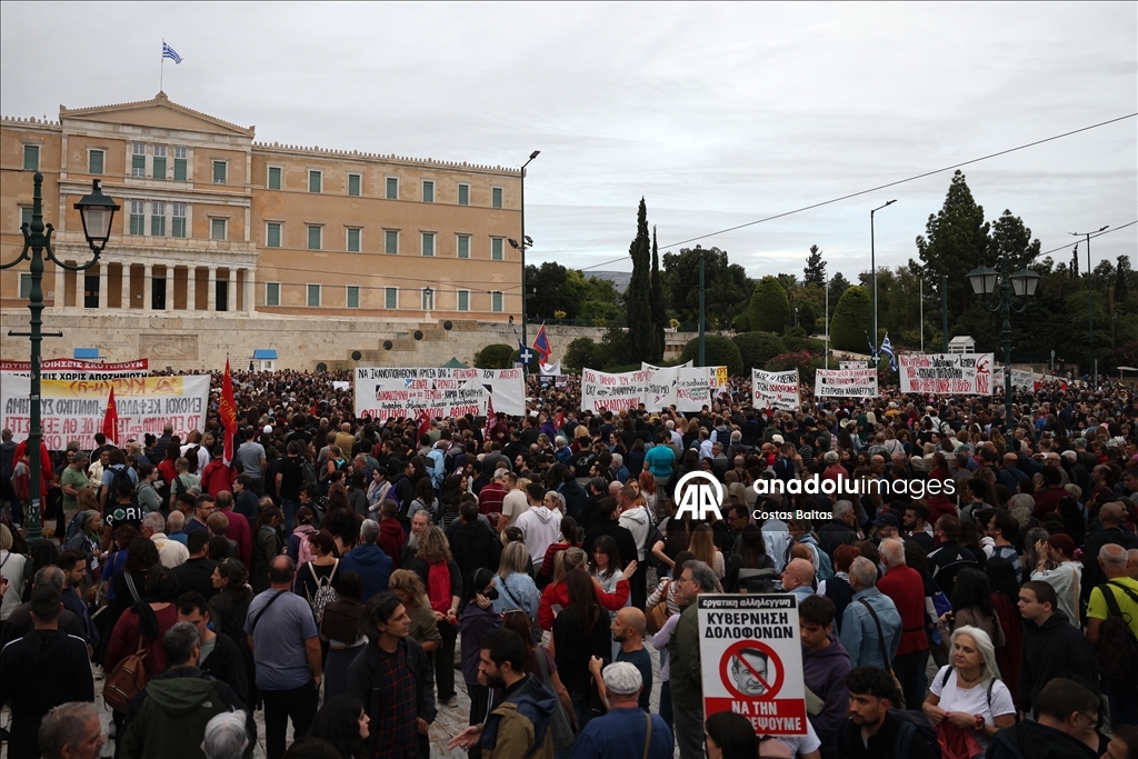 В Греции прошли протесты из-за дела о крушении поезда