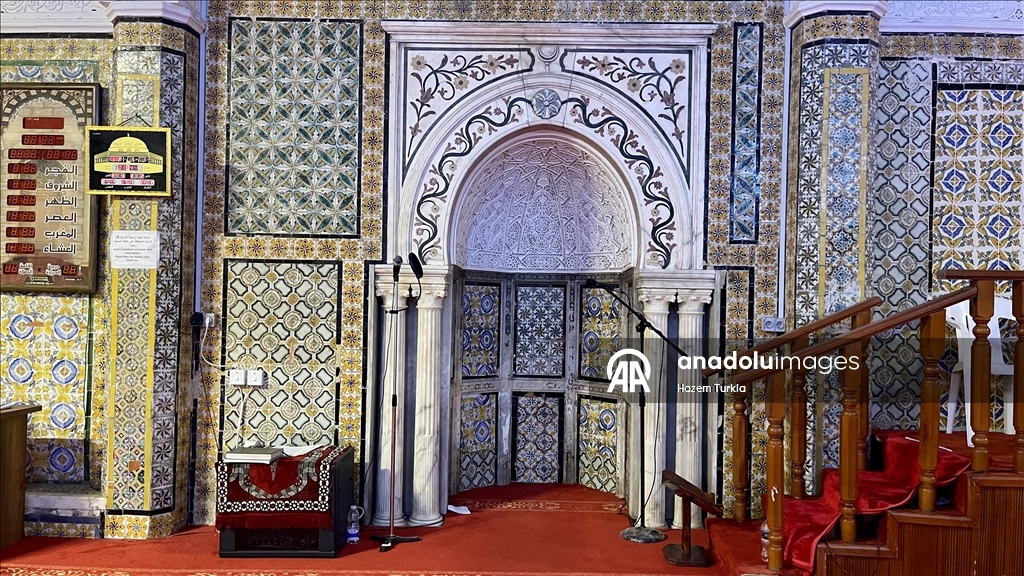 Trablus’taki Osmanlı eseri "Gürcü Cami" eşsiz çini süslemeleriyle zamana meydan okuyor