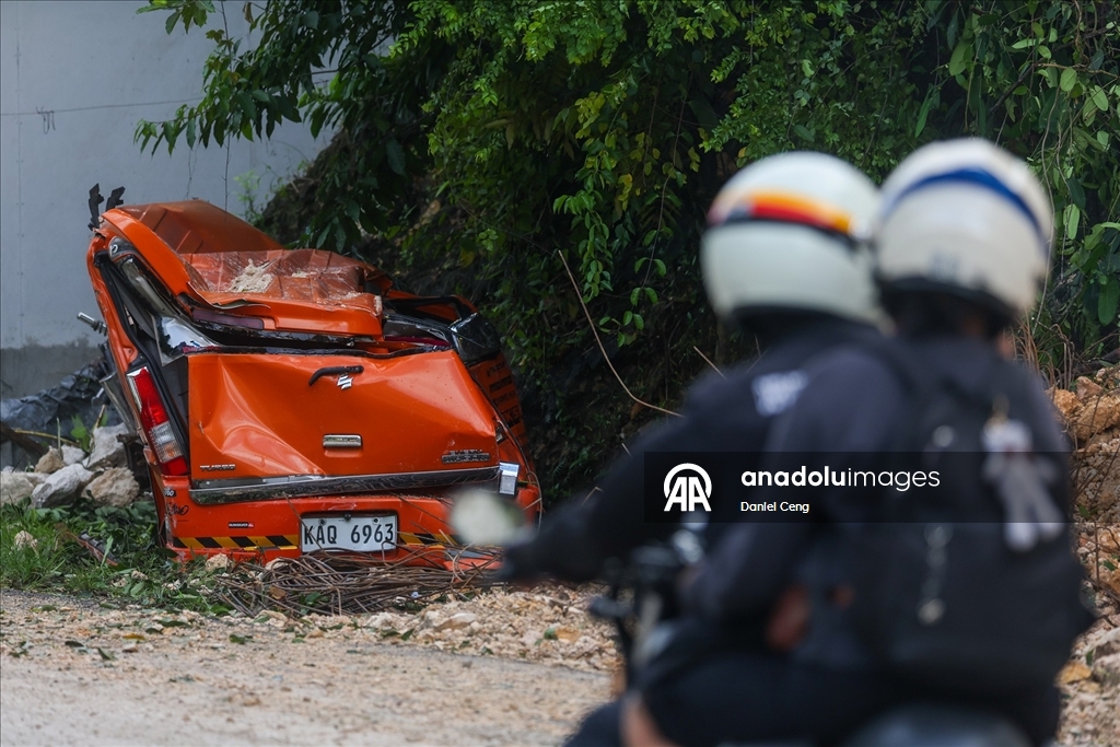  Filipinler'de 6,9 büyüklüğünde deprem