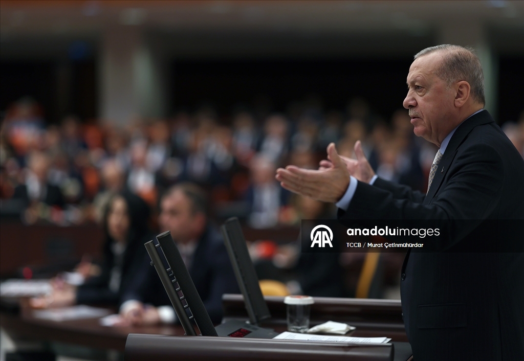Cumhurbaşkanı Erdoğan, TBMM'de Genel Kurul'a hitap etti