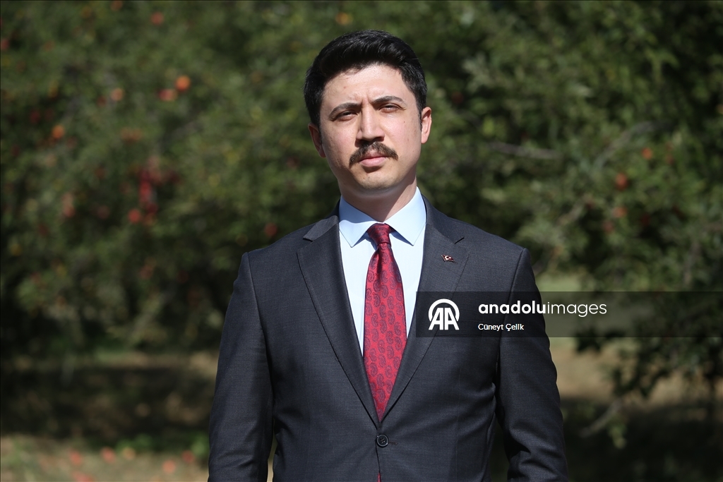 Li bajarê sar Qersê, li herêma ku xwedî "mîkroklîma" ye çandiniya sêvên organîk dikin