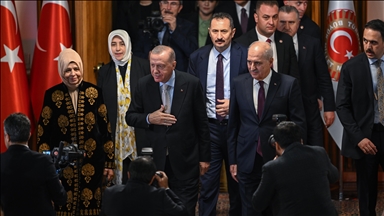 TBMM Başkanı Kurtulmuş, yeni yasama yılı dolayısıyla resepsiyon verdi