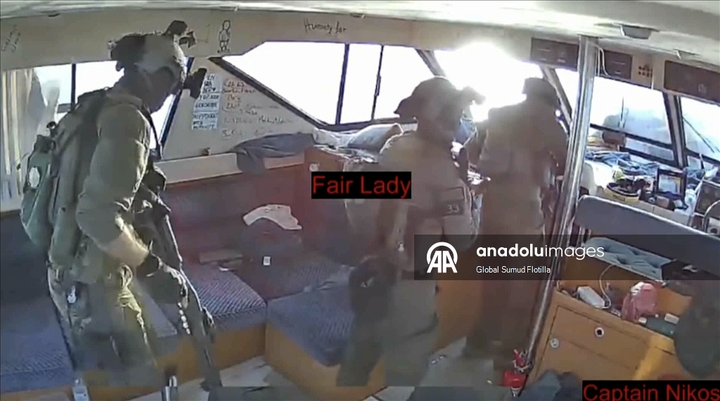 إسرائيل تواصل اعتداءاتها على أسطول الصمود