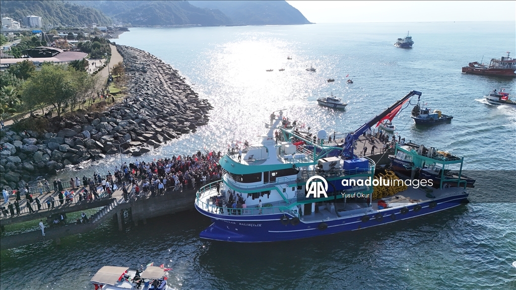 Küresel Sumud Filosu'na destek için Karadeniz'e açıldılar