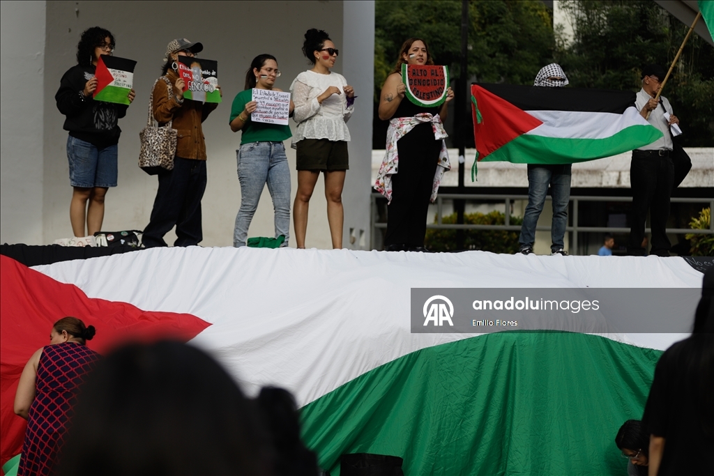 Honduras'ta Küresel Sumud Filosu’na destek gösterisi düzenlendi