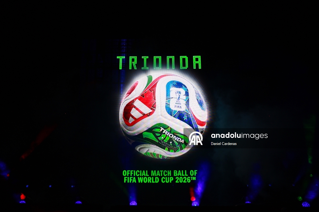 2026 Dünya Kupası’nın resmi topu Trionda Meksika'da tanıtıldı