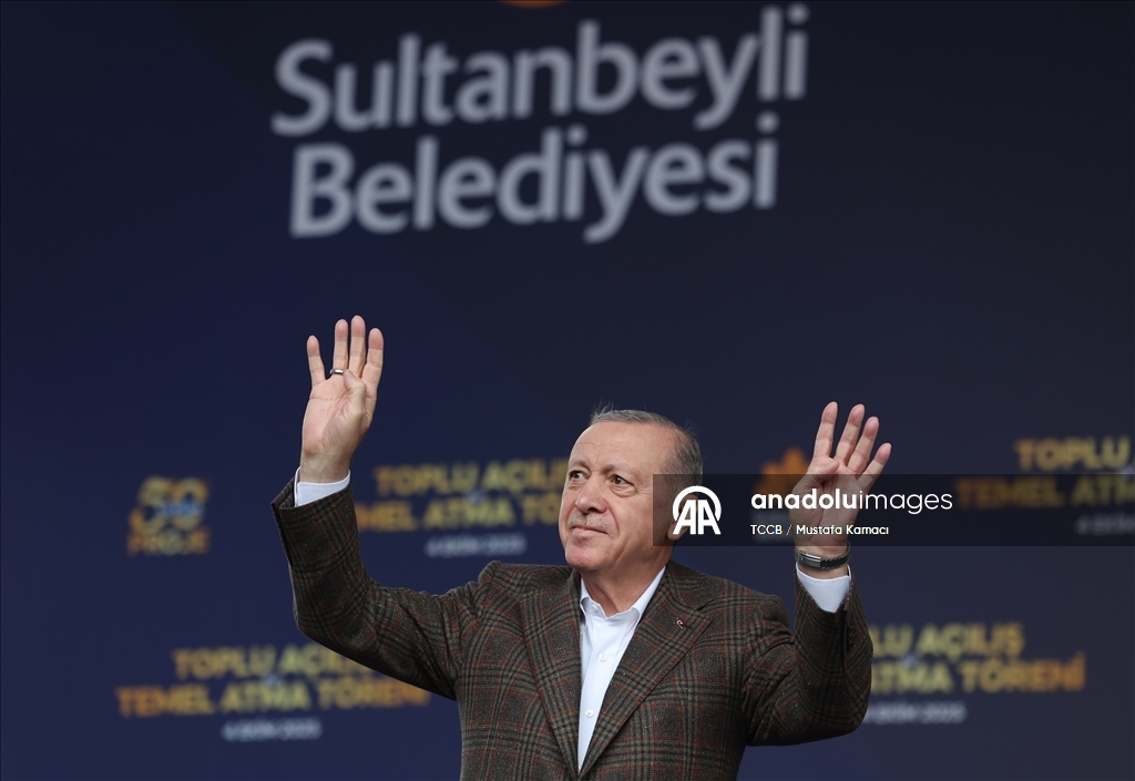 Cumhurbaşkanı ve AK Parti Genel Başkanı Erdoğan, Sultanbeyli Toplu Açılış ve Temel Atma Töreni'ne katıldı