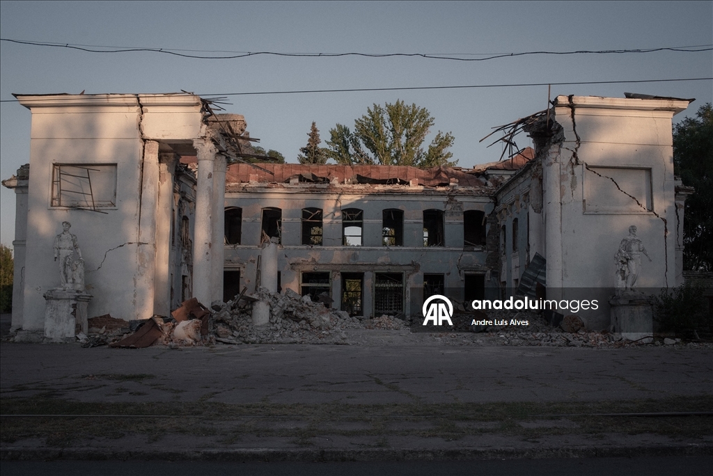 Ukrayna'nın Druzkhivka kentinde günlük yaşam