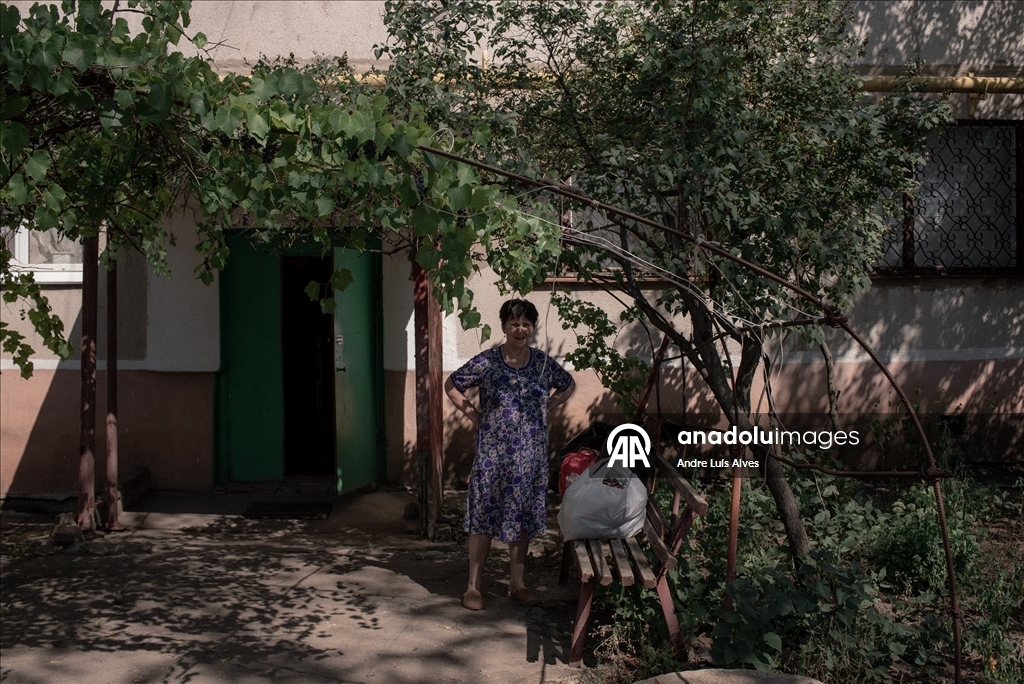 Ukrayna'nın Druzkhivka kentinde günlük yaşam