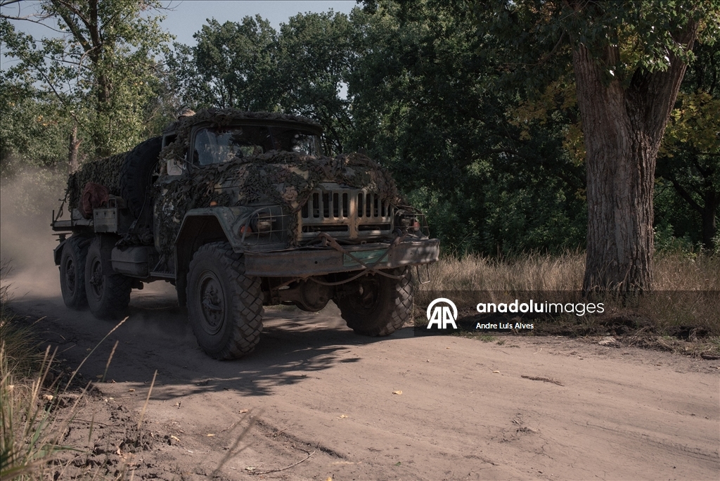 Ukrayna'nın Druzkhivka kentinde günlük yaşam