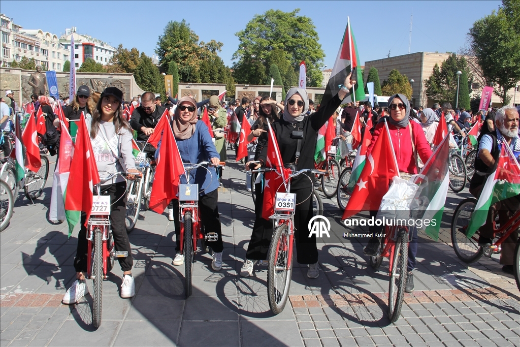 مظاهرات في مدن تركية تضامنا مع فلسطين وأسطول الصمود