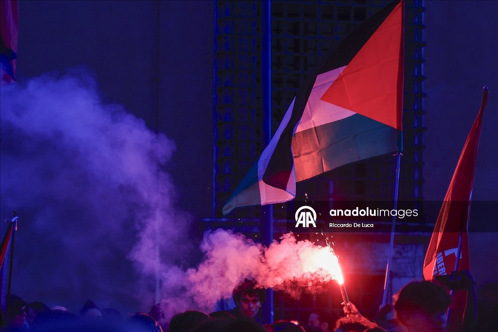 В Риме после митинга в поддержку Палестины произошли беспорядки