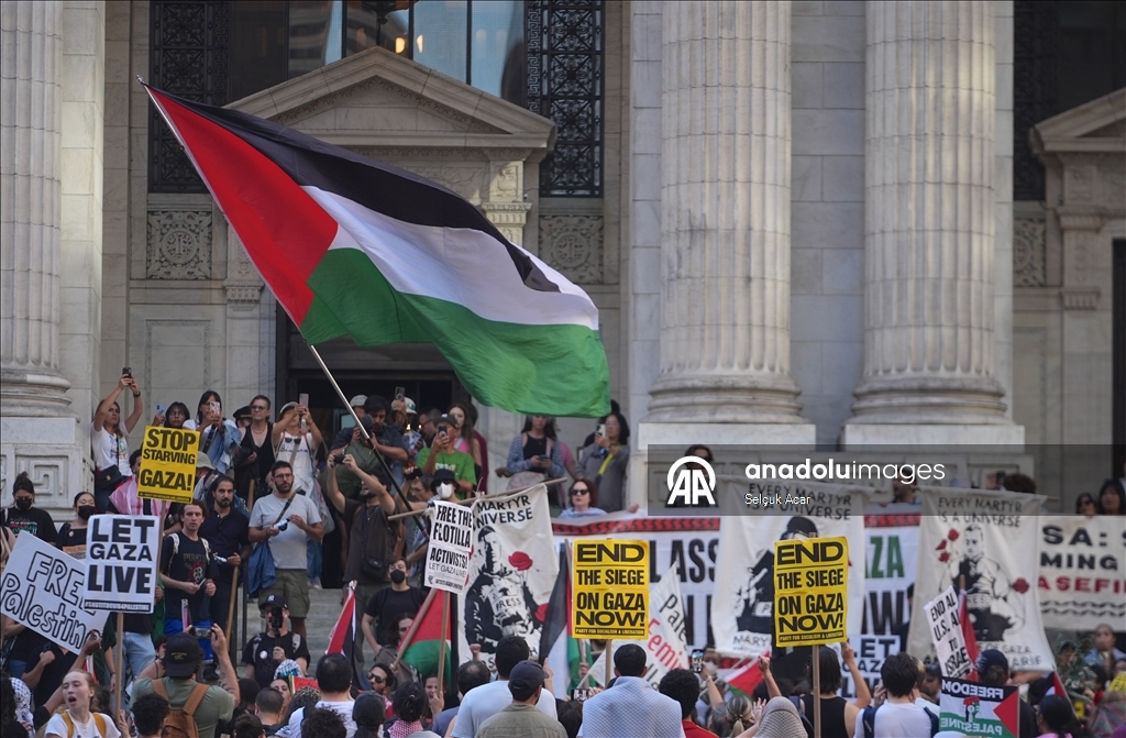 New York’ta Filistin’le dayanışma gösterisi düzenlendi 15