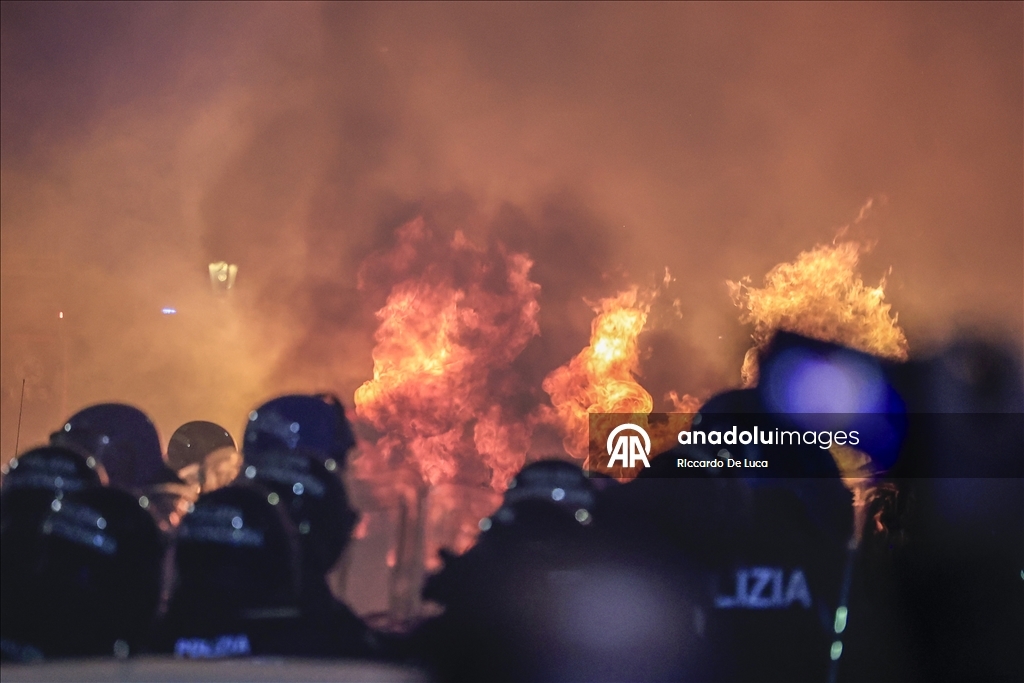В Риме после митинга в поддержку Палестины произошли беспорядки