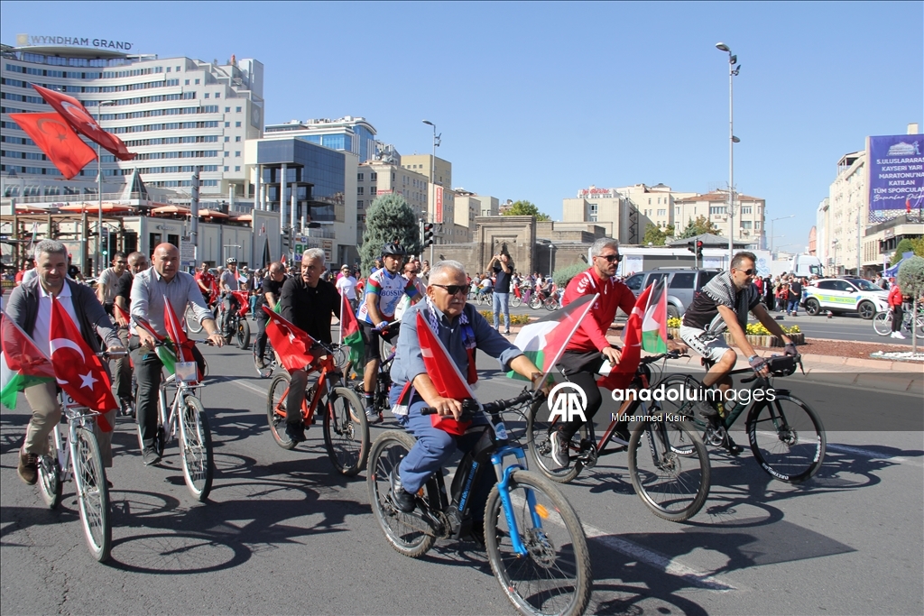 مظاهرات في مدن تركية تضامنا مع فلسطين وأسطول الصمود