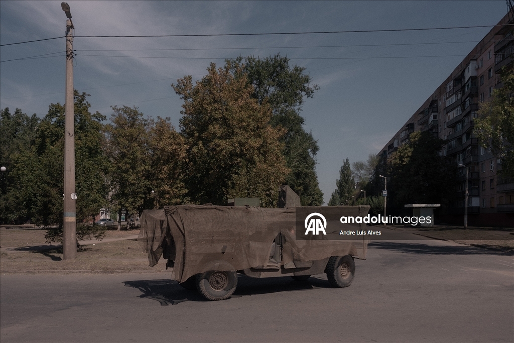 Ukrayna'nın Druzkhivka kentinde günlük yaşam
