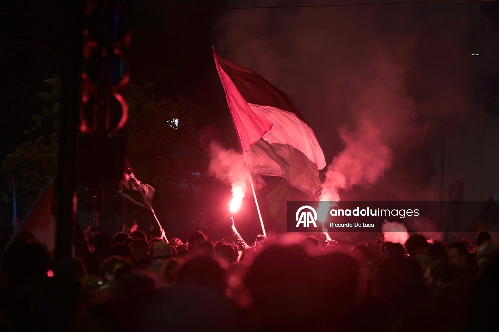 В Риме после митинга в поддержку Палестины произошли беспорядки
