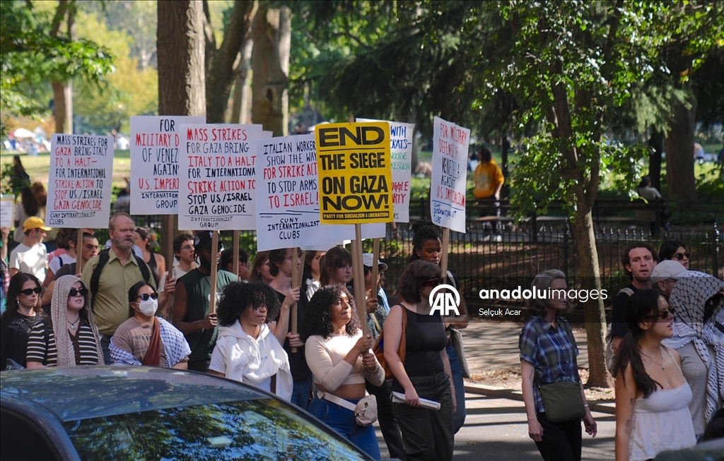 New York’ta Filistin’le dayanışma gösterisi düzenlendi 7
