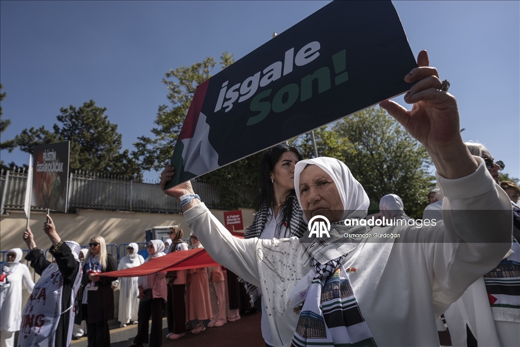 Ankara'da "Gazze İçin Sessiz Çığlık" etkinliği düzenlendi