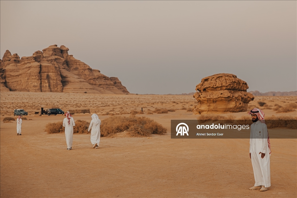 UNESCO World Heritage Mada’in Salih in Saudi Arabia