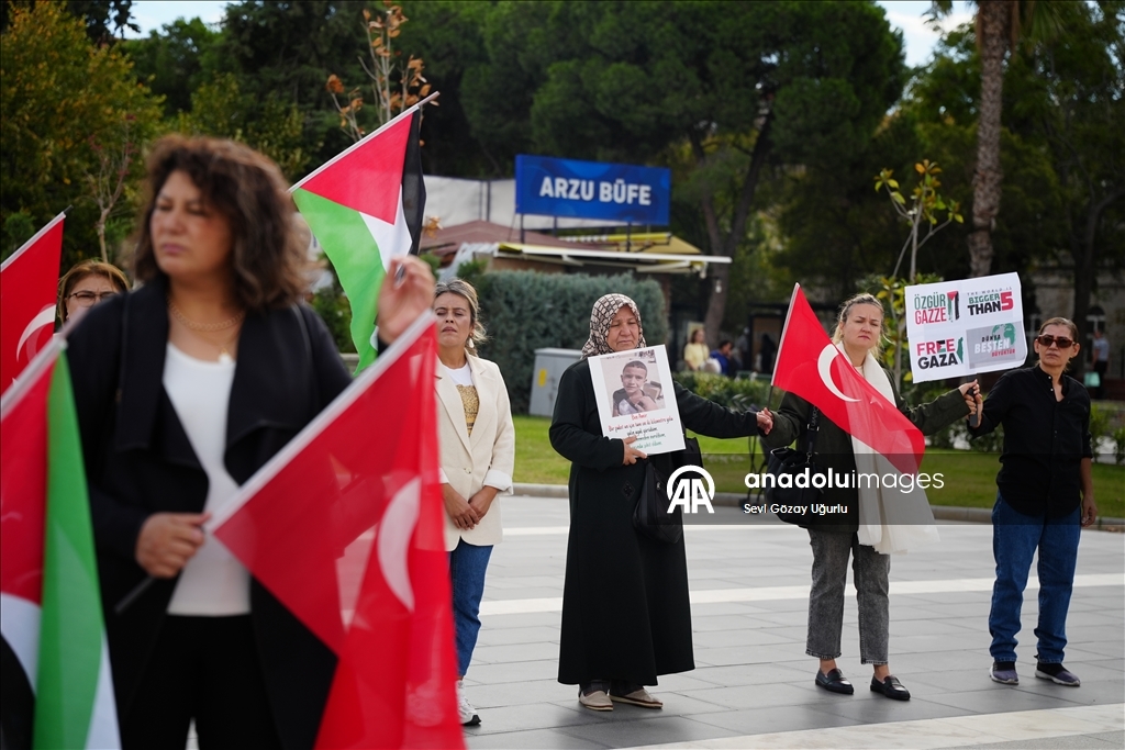 Çanakkale’de “Gazze İçin Sessiz Çığlık" etkinliği düzenlendi