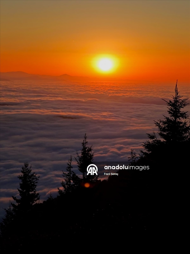 Sis Dağı'nda gün batımı