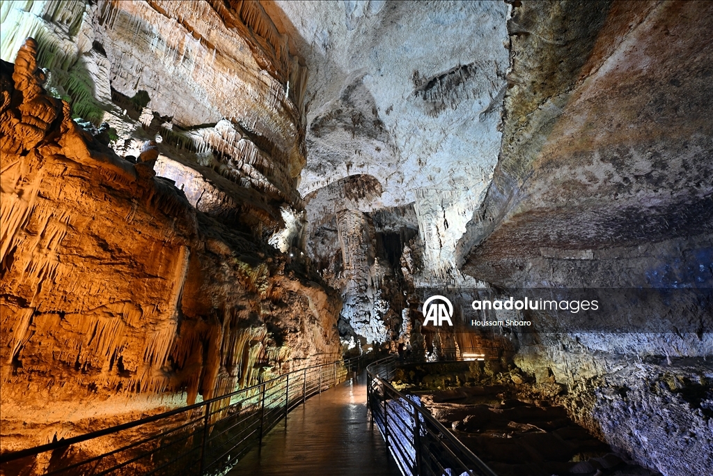 Jeita Grotto Cave in Lebanon's Jeita