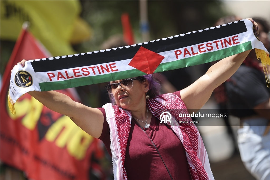 Brezilya’da İsrail karşıtı protesto