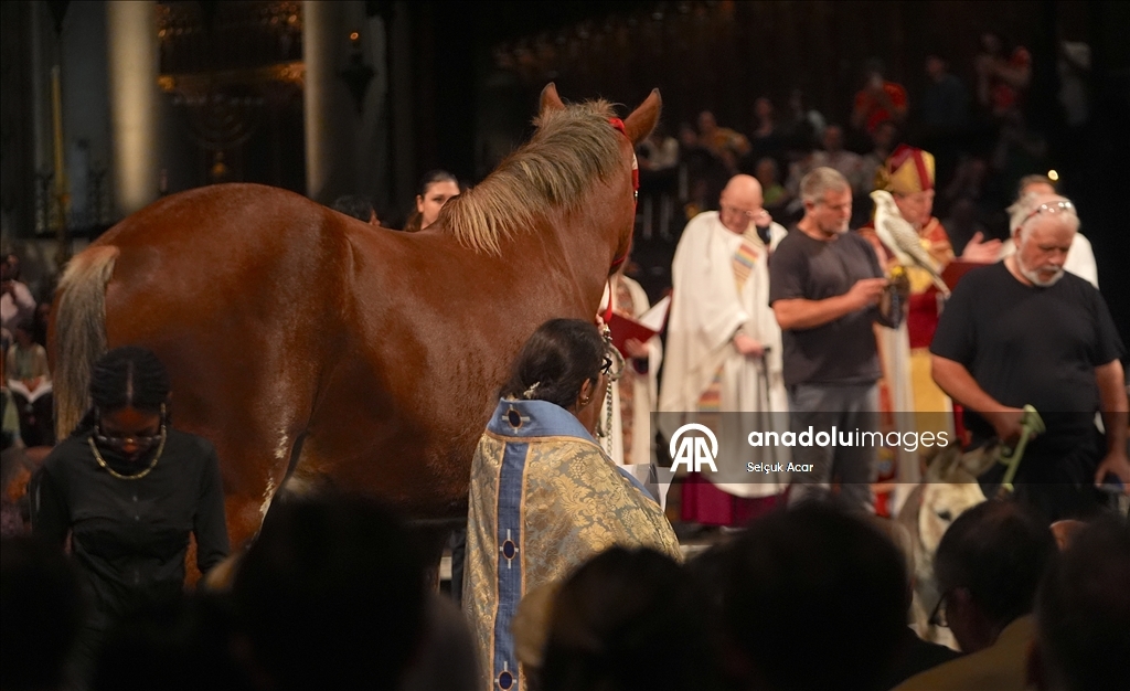 В Нью-Йорке прошла церемония благословения животных