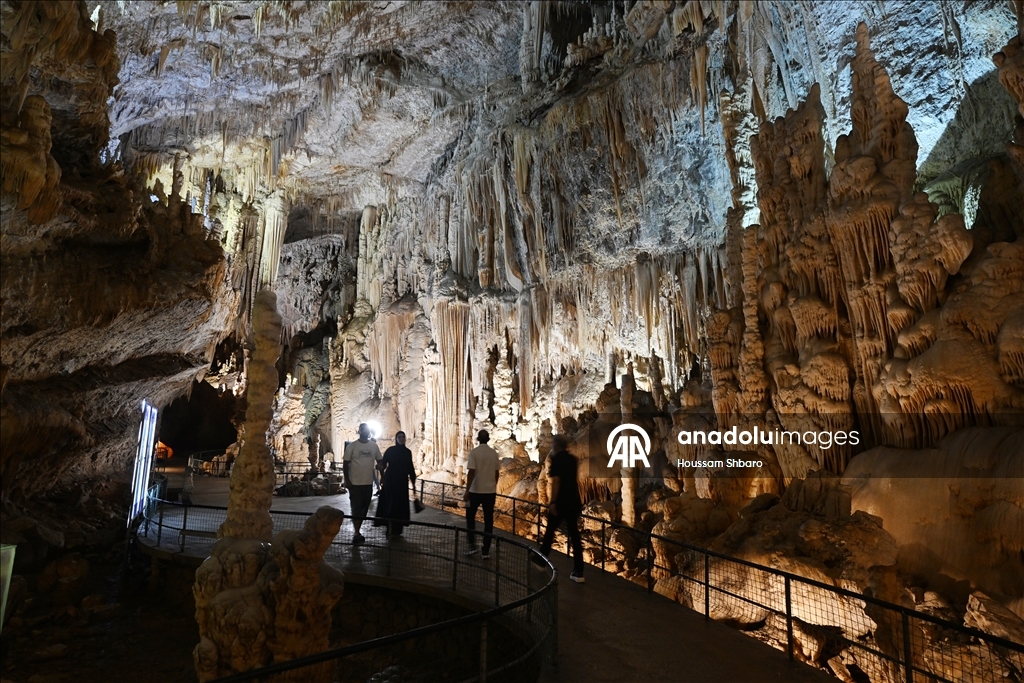 Jeita Grotto Cave in Lebanon's Jeita
