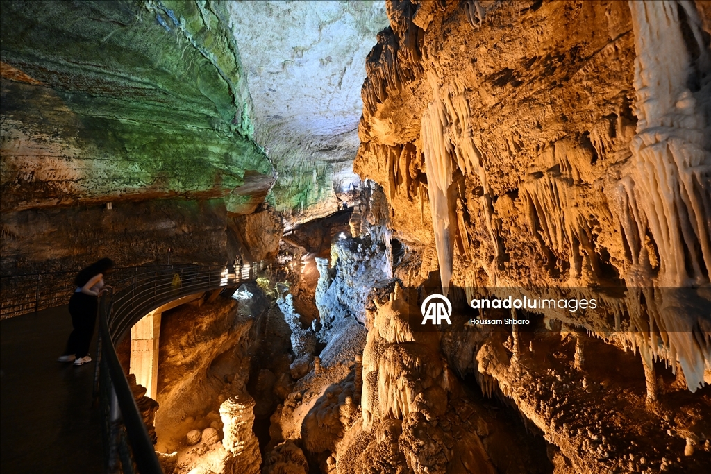 Jeita Grotto Cave in Lebanon's Jeita