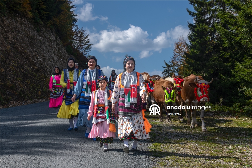 Şalpazarı’nda yayla göçü geleneği devam ediyor