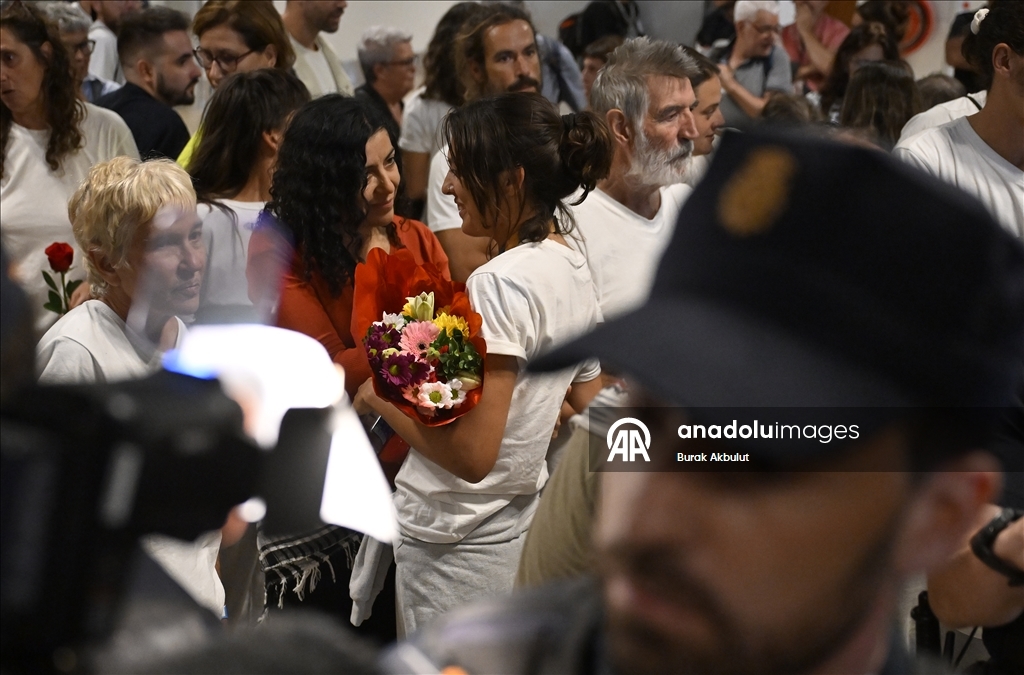 В Мадрид прибыли 29 активистов флотилии Global Sumud