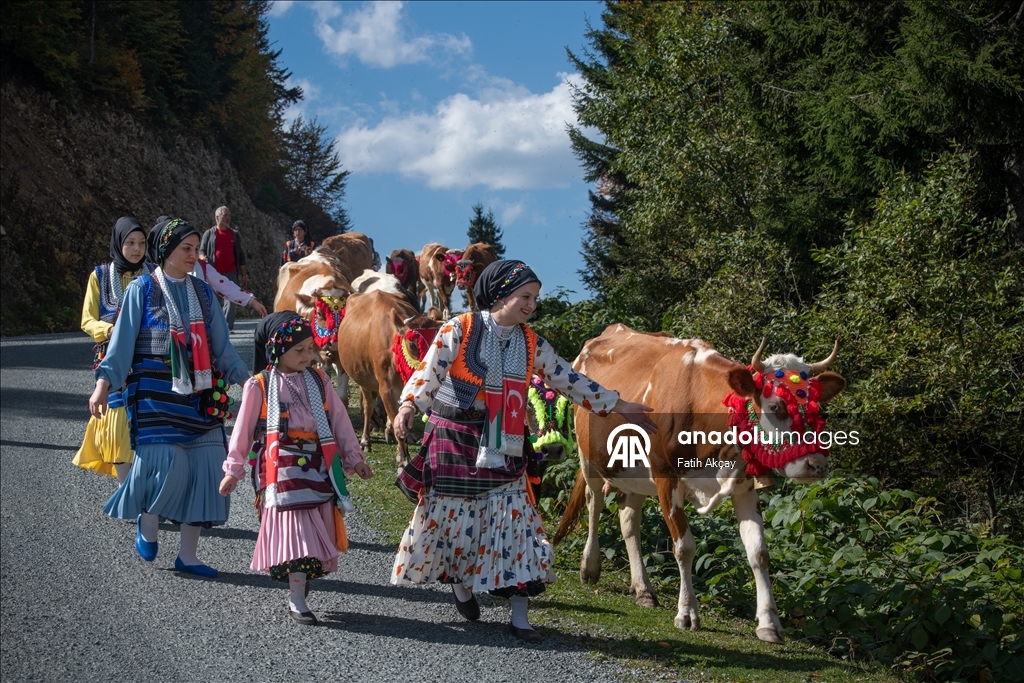 Şalpazarı’nda yayla göçü geleneği devam ediyor