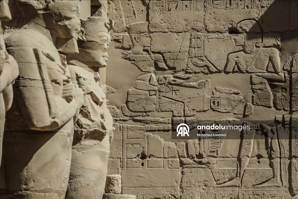Karnak Temple, which sheds light on Egyptian history, is visited by thousands of tourists every year