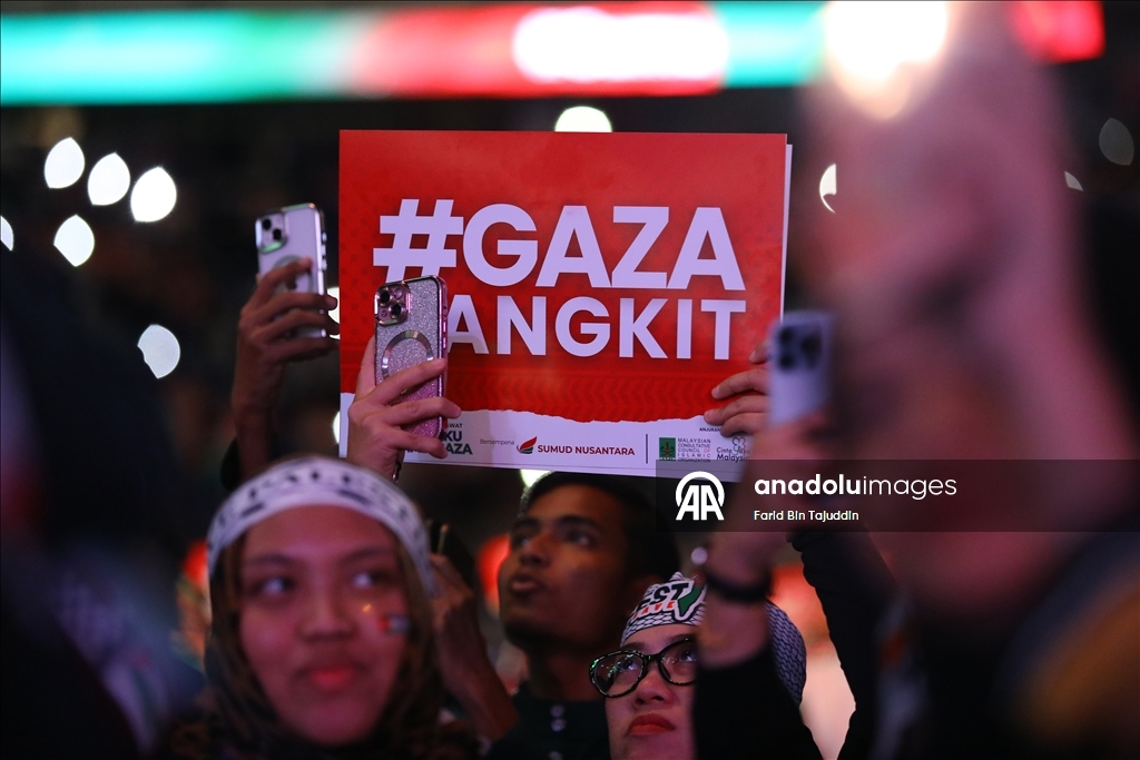 Solidarity rally with Gaza in Malaysia