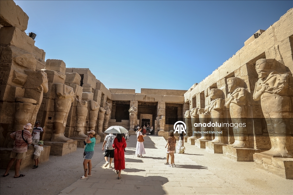 Karnak Temple, which sheds light on Egyptian history, is visited by thousands of tourists every year