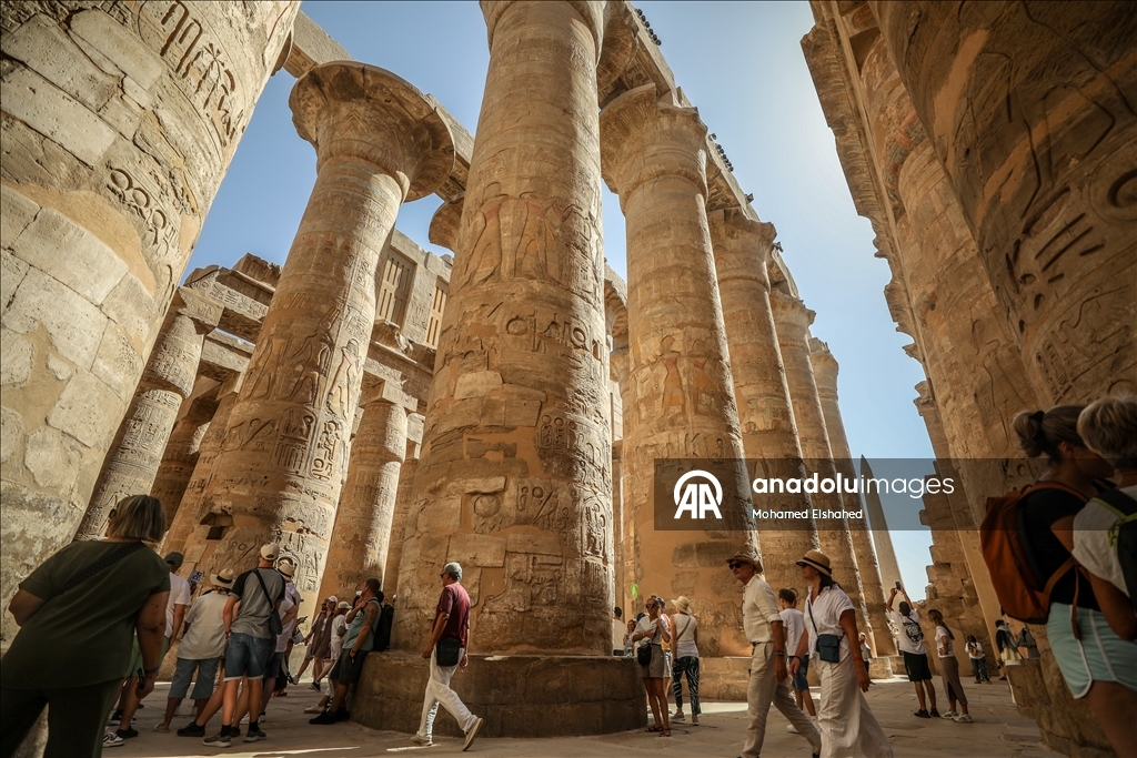 Karnak Temple, which sheds light on Egyptian history, is visited by thousands of tourists every year