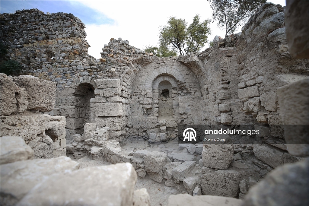 Kaunos Antik Kenti'ndeki kazılarda kilise bulundu