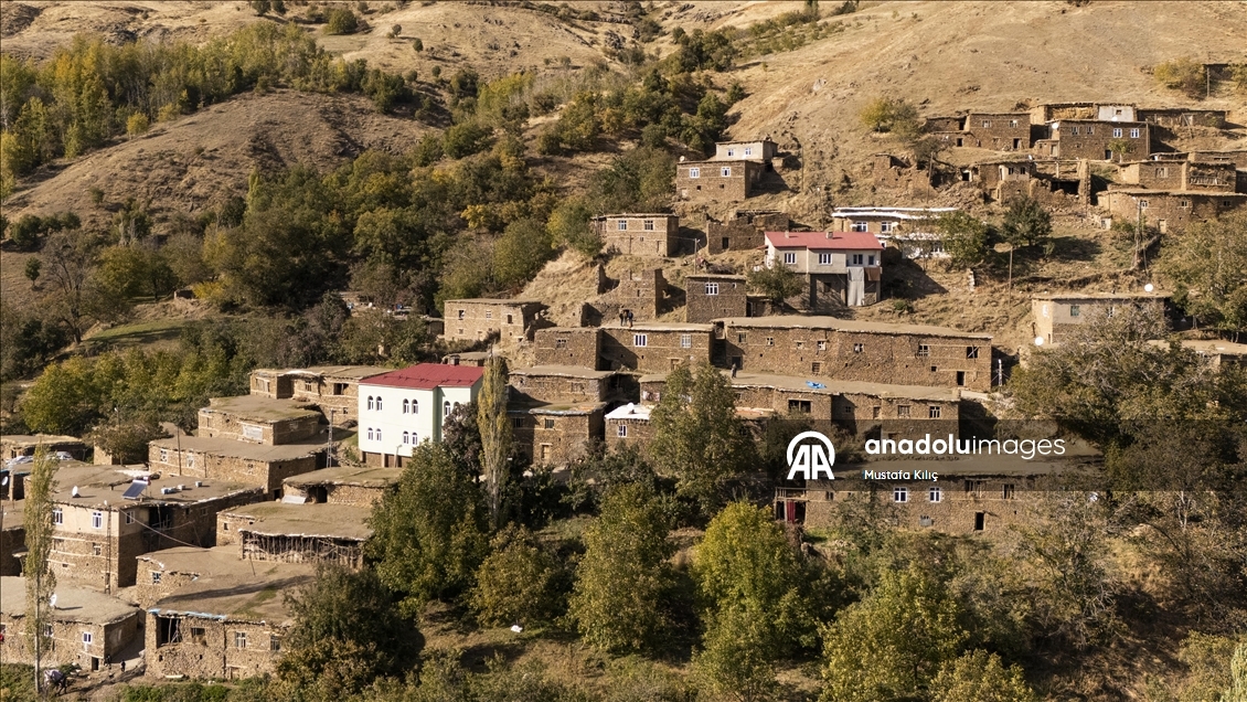 Bitlis’in Hizan ilçesinde yüzyıllara meydan okuyan taş evler