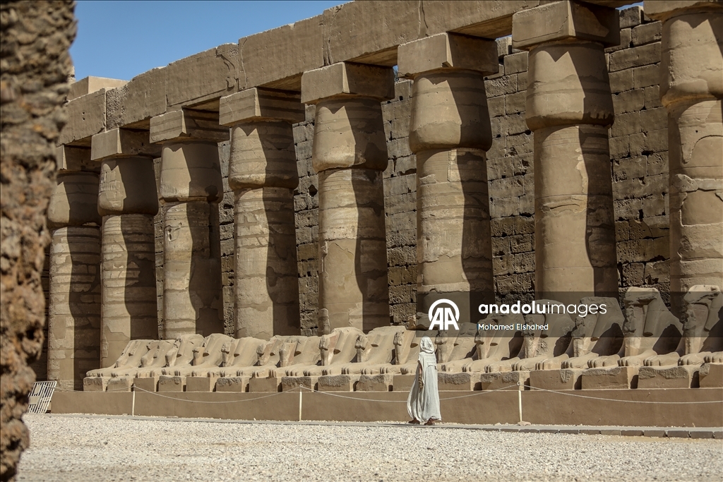 Karnak Temple, which sheds light on Egyptian history, is visited by thousands of tourists every year