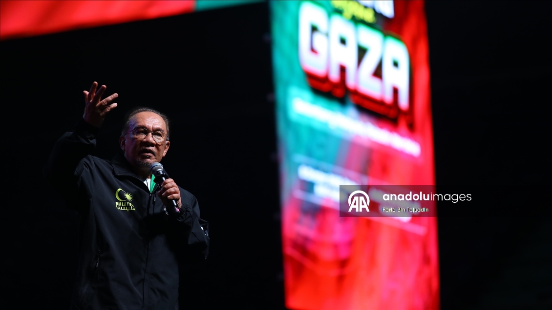 Solidarity rally with Gaza in Malaysia