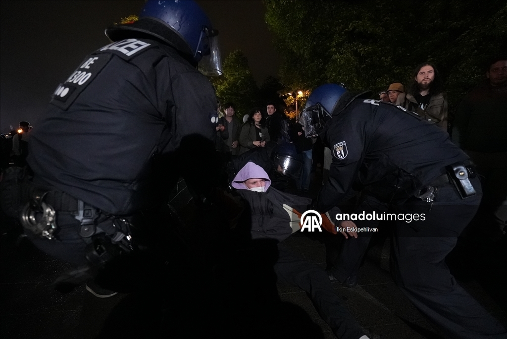 Митинги в поддержку Палестины на фоне атак Израиля 6
