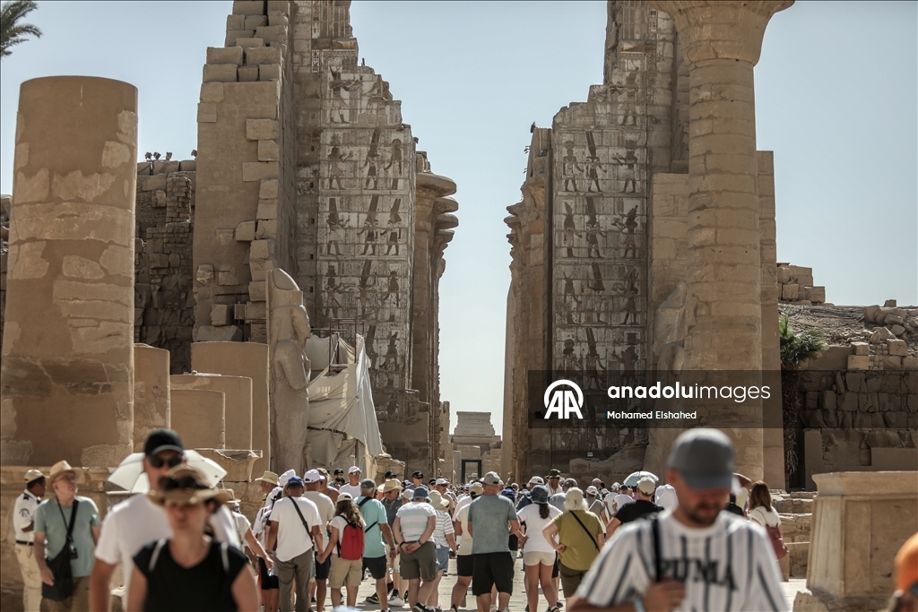Karnak Temple, which sheds light on Egyptian history, is visited by thousands of tourists every year