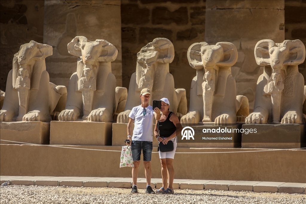 Karnak Temple, which sheds light on Egyptian history, is visited by thousands of tourists every year