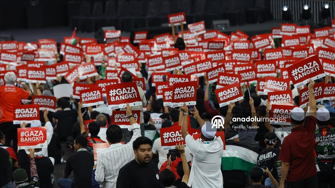 Solidarity rally with Gaza in Malaysia