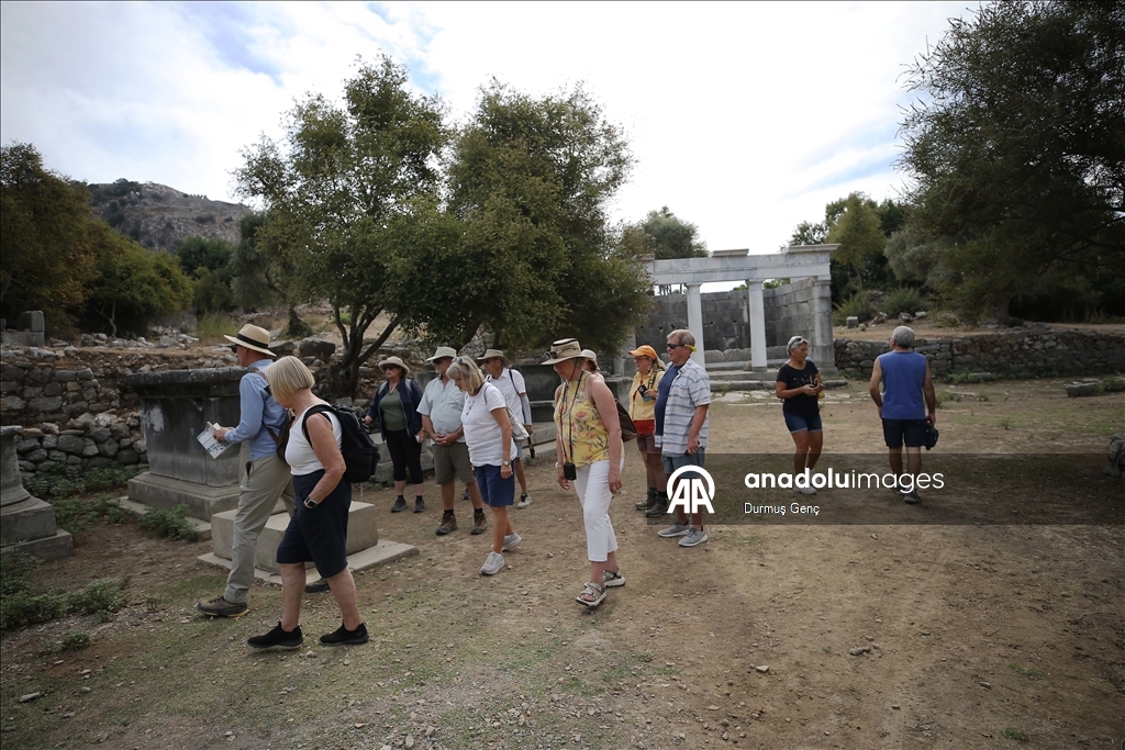 Archaeologists find a church at the ancient site of Kaunos Ancient City of Mugla