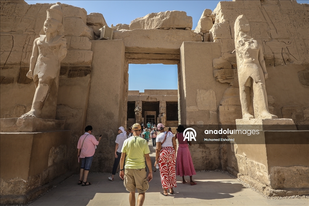 Karnak Temple, which sheds light on Egyptian history, is visited by thousands of tourists every year